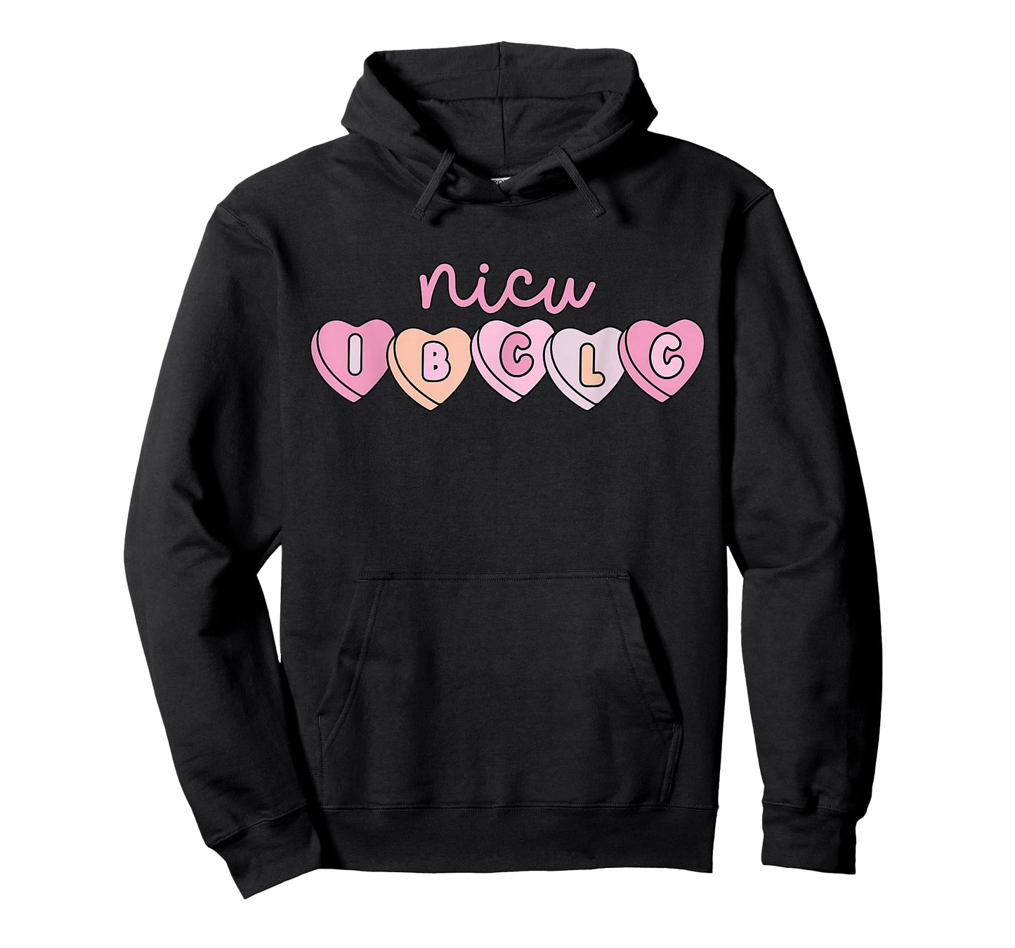 NICU IBCLC Hearts Candy NICU Lactation Consultant Valentines T-Shirt
