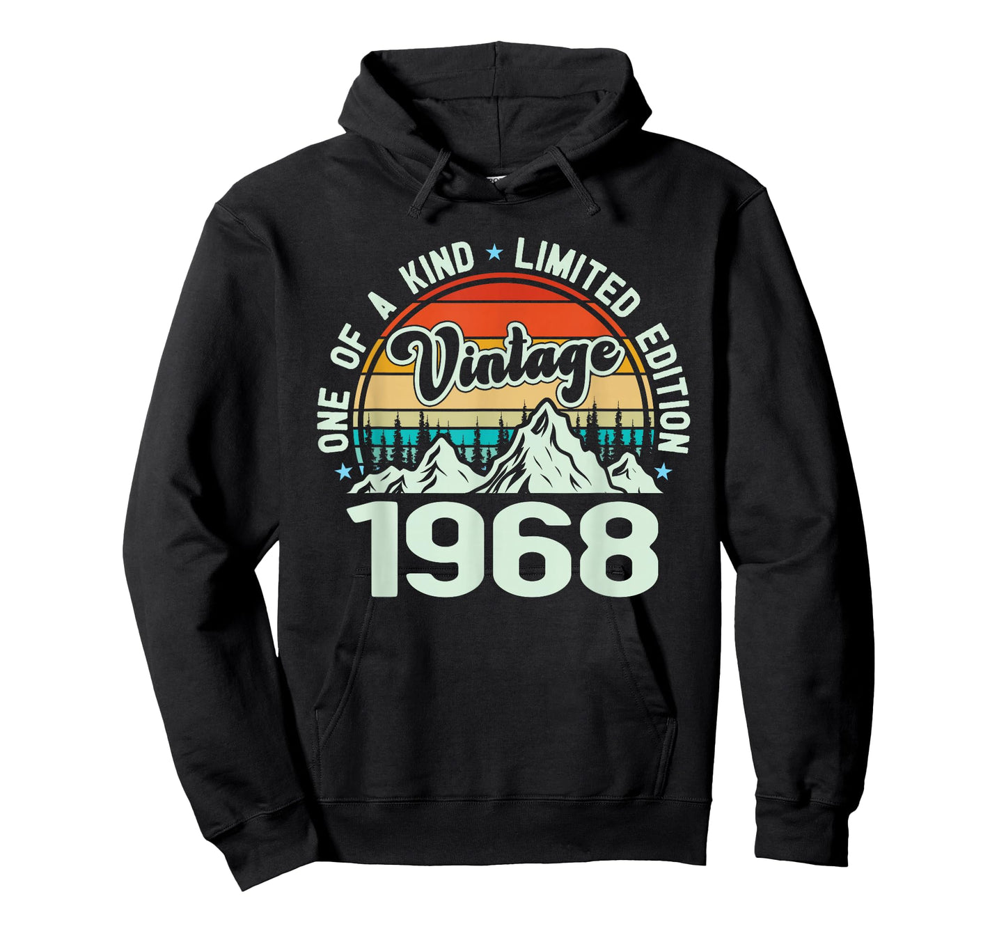 Vintage 1968 One of A Kind Mountain Graphic, 1968 Birthday T-Shirt
