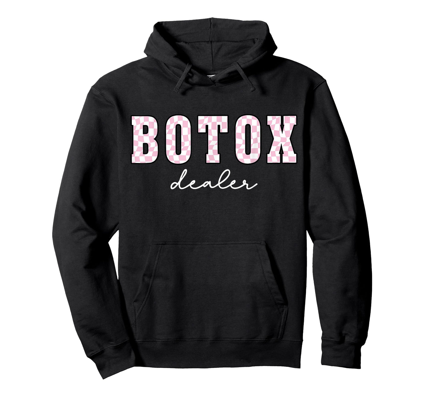 Checkered Botox Dealer Skincare Dealer Filler Injector Nurse T-Shirt