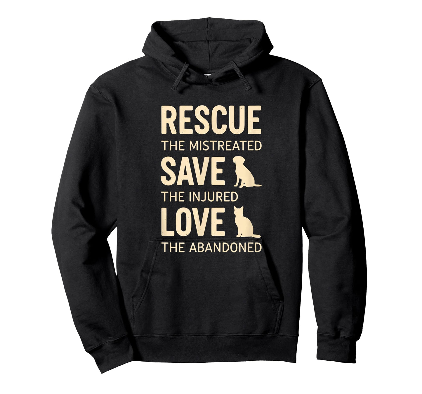 Cat Rescue - Rescue The Mistreated Save The Injured Love T-Shirt