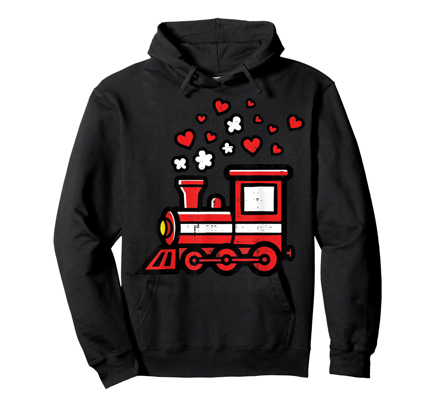 Valentines Day Train Cute Locomotive Boys Kids Toddler T-Shirt