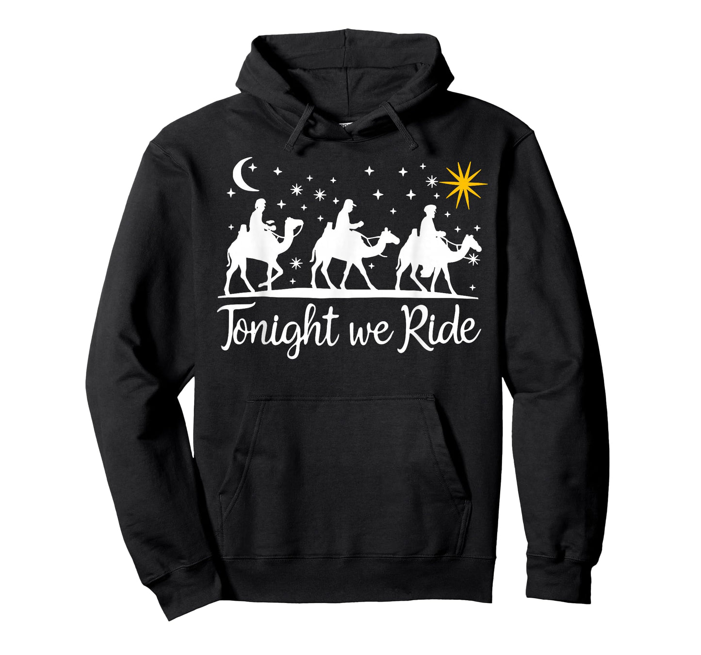 Retro Tonight We Ride Christmas Christian Christmas Saying T-Shirt