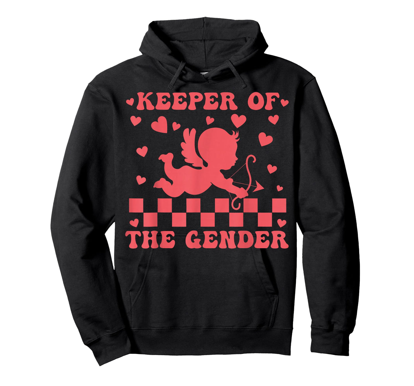 Keeper of The Gender Valentines Cupid Pregnancy Revealing T-Shirt
