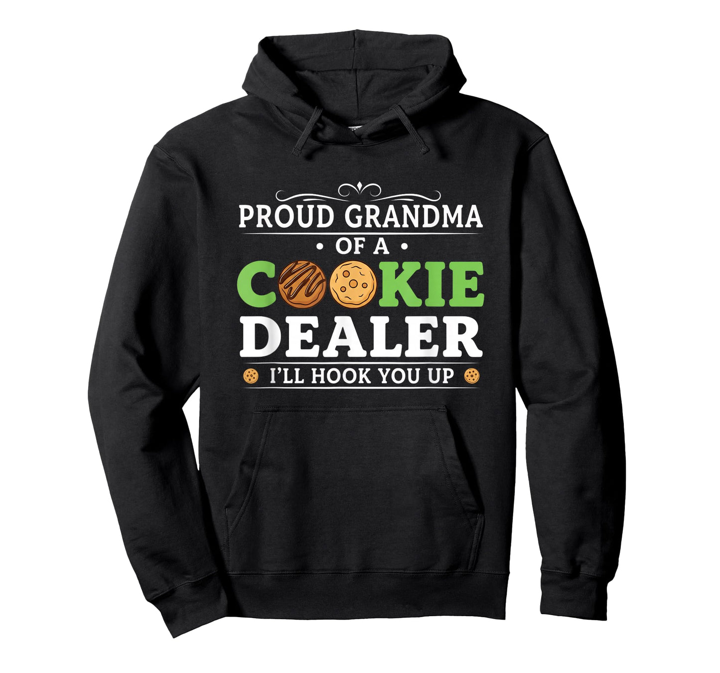 Grandparent Proud Grandma of A Cookie Dealer Funny Grandma T-Shirt