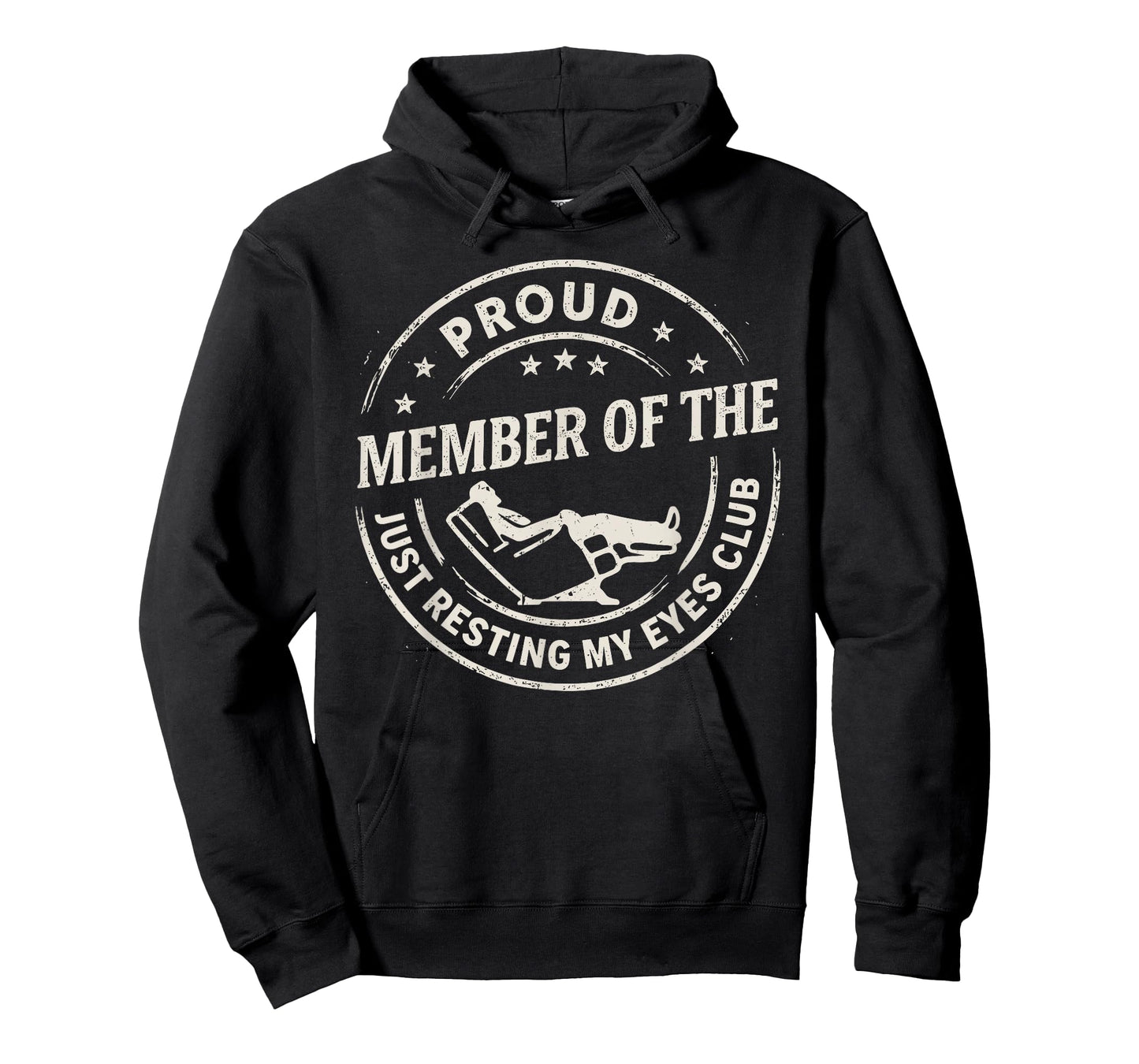 Proud Member of The Just Resting My Eyes Club Dad Retirement T-Shirt