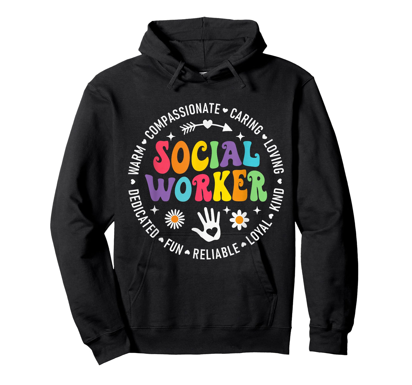 Retro Social Work Month Appreciation Day Support Squad T-Shirt