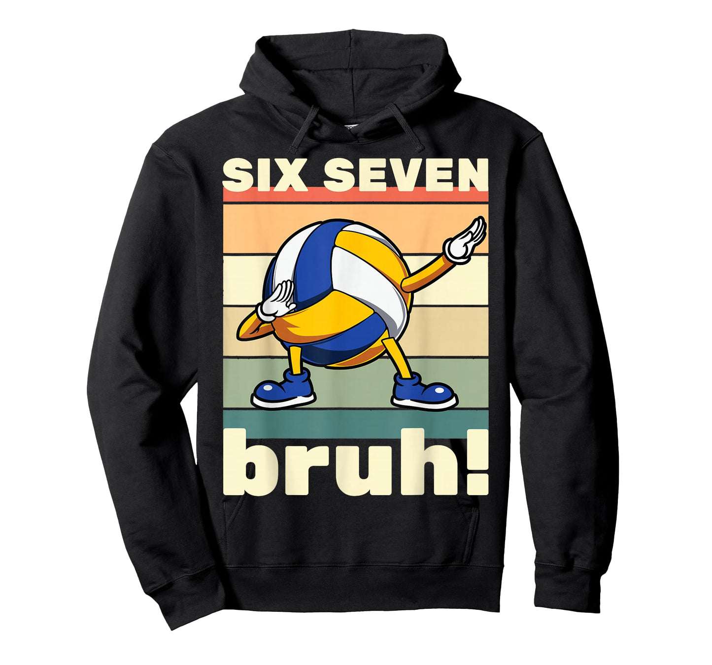 67 Meme Funny Six Seven Bruh Kids Boys Girls Dab Volleyball T-Shirt