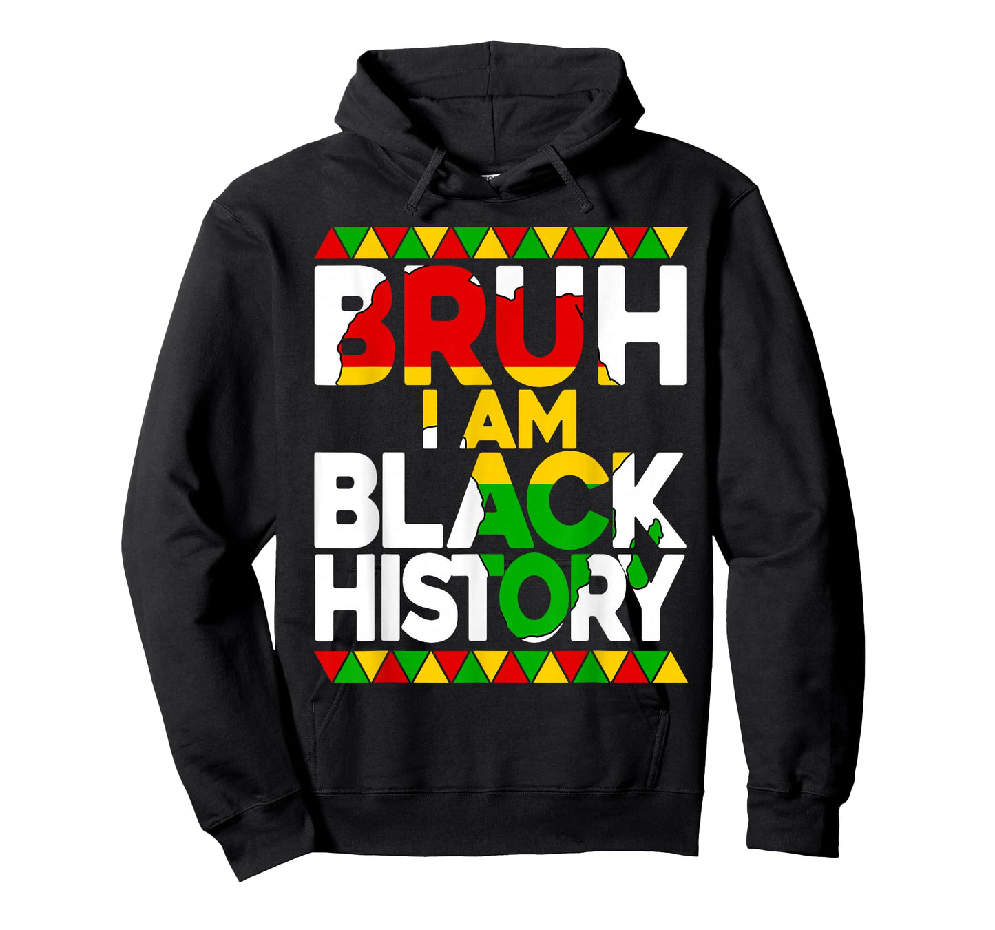 Bruh I Am Black History Month African American Men Boy T-Shirt