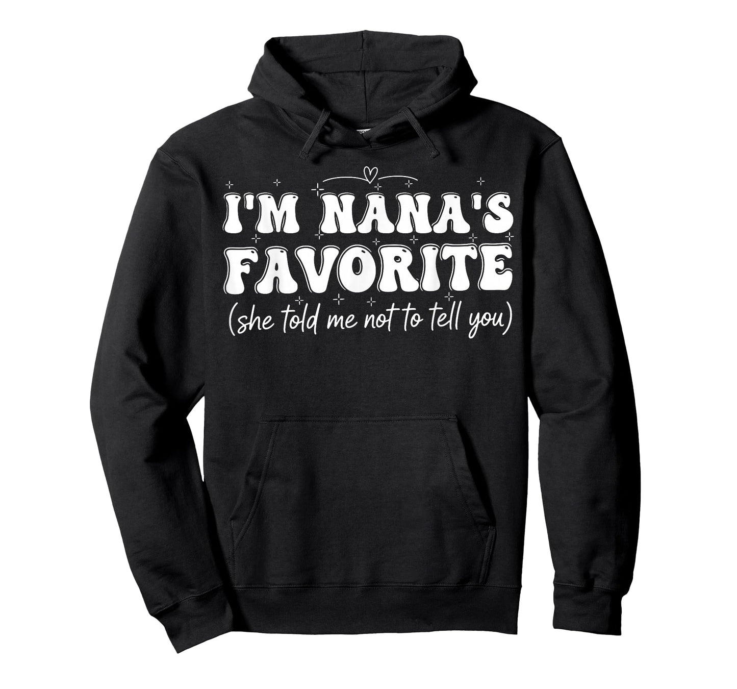 Funny Nanas Favorite Son Daughter I'm Nana's Favorite Retro T-Shirt