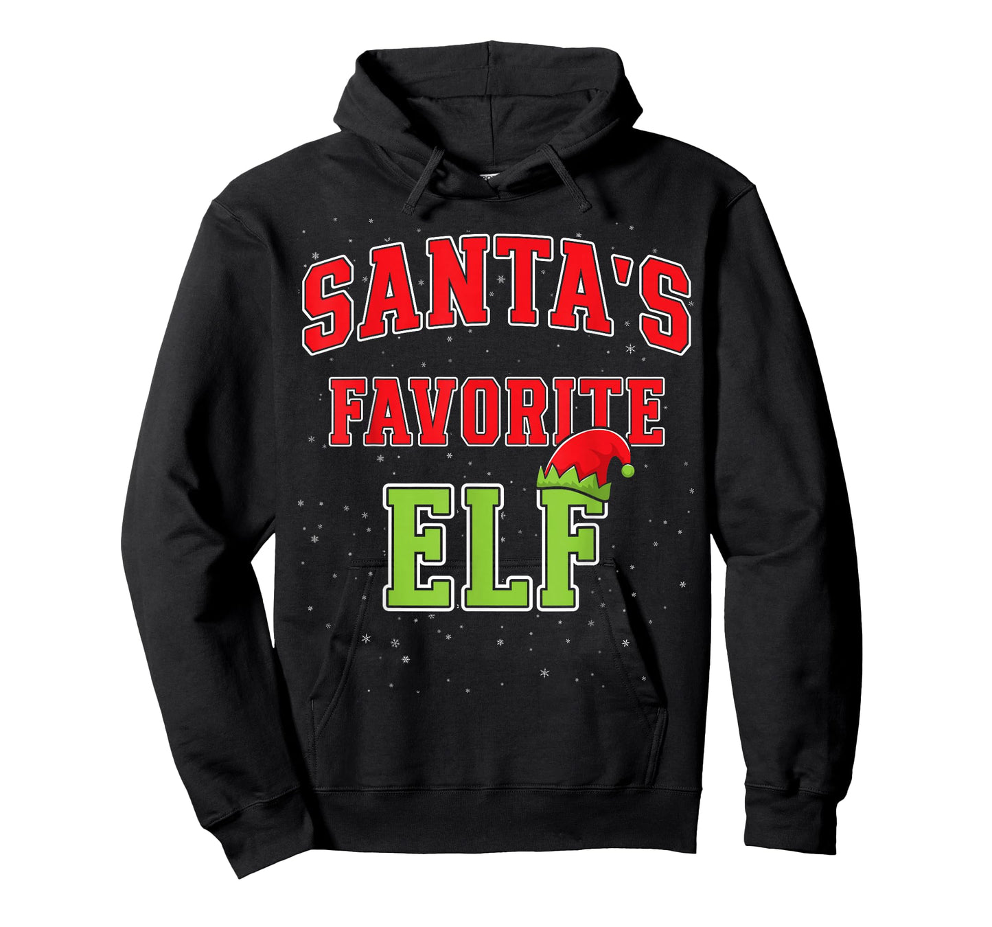 Santa's Favorite Elf Christmas Family Matching Group Xmas T-Shirt