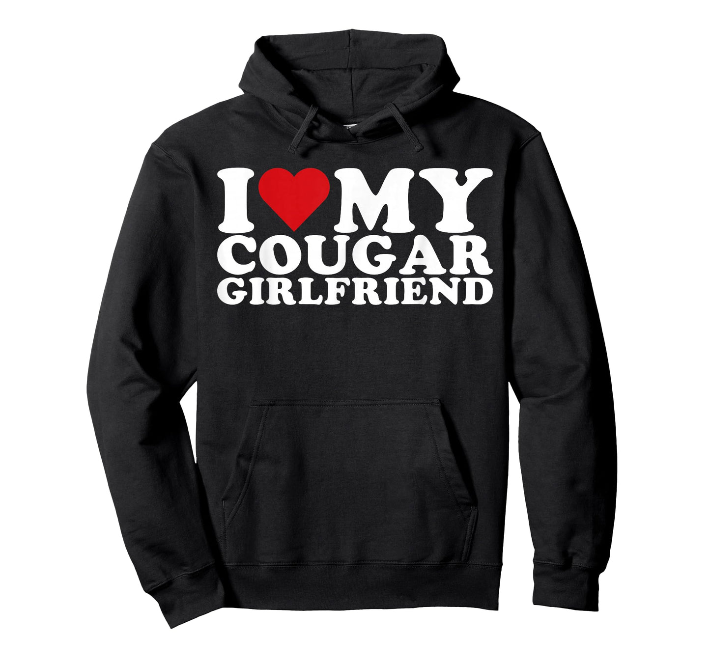 I Love My Cougar Girlfriend I Heart My Cougar GF T-Shirt