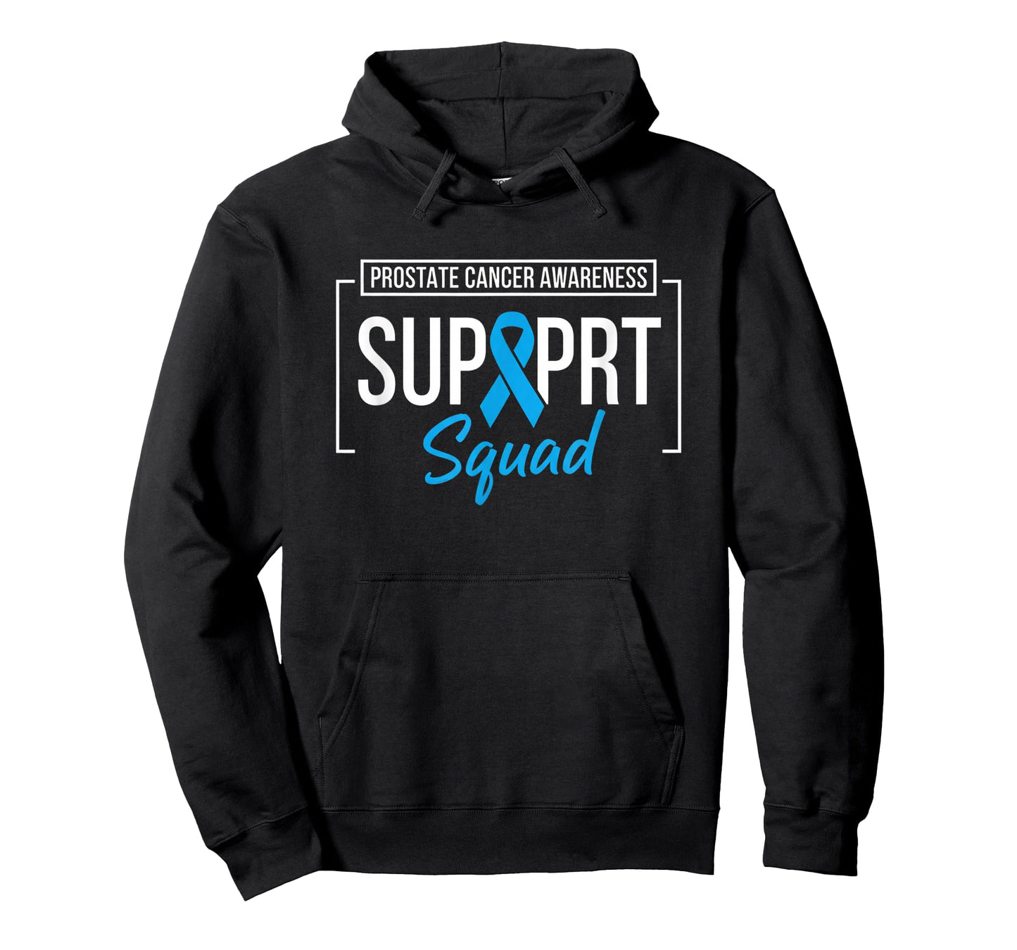Prostate Cancer Awareness Support Squad Light Blue Ribbon T-Shirt