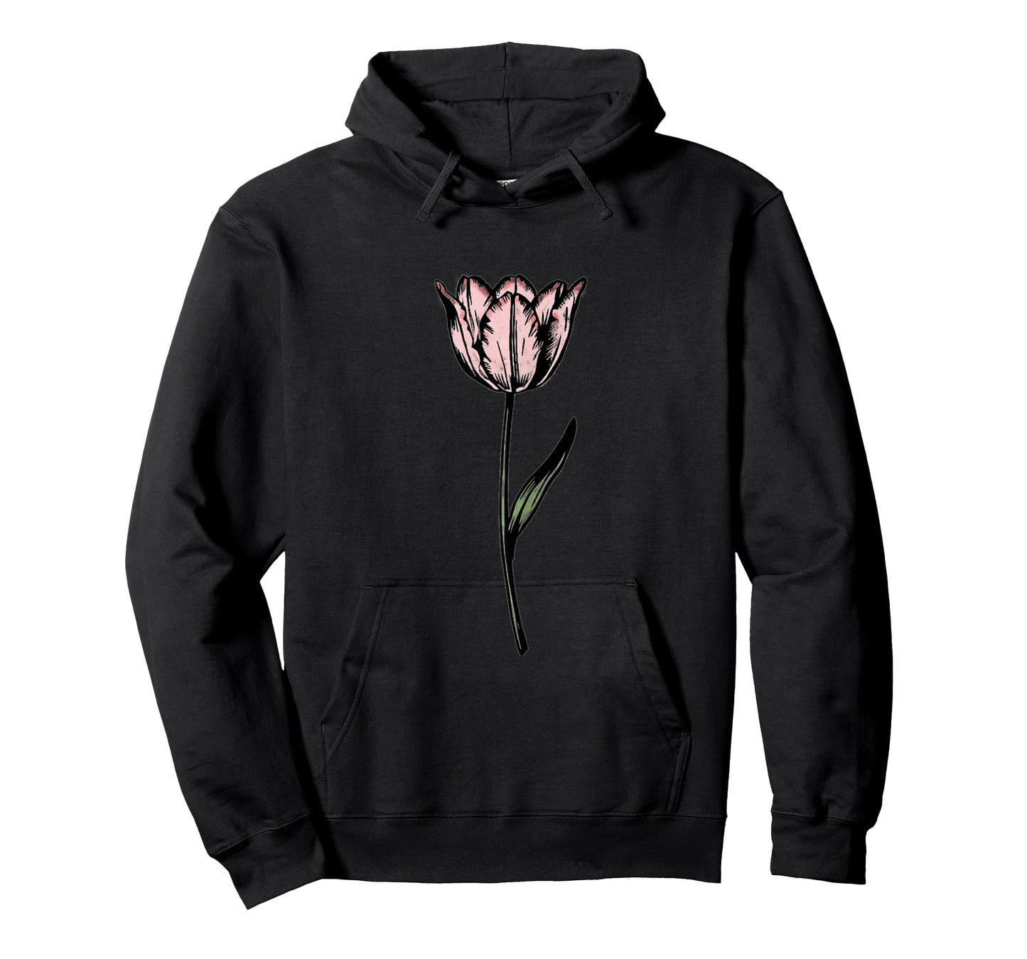 Tulip Flower Nature Garden Simple Minimalist Graphic T-Shirt