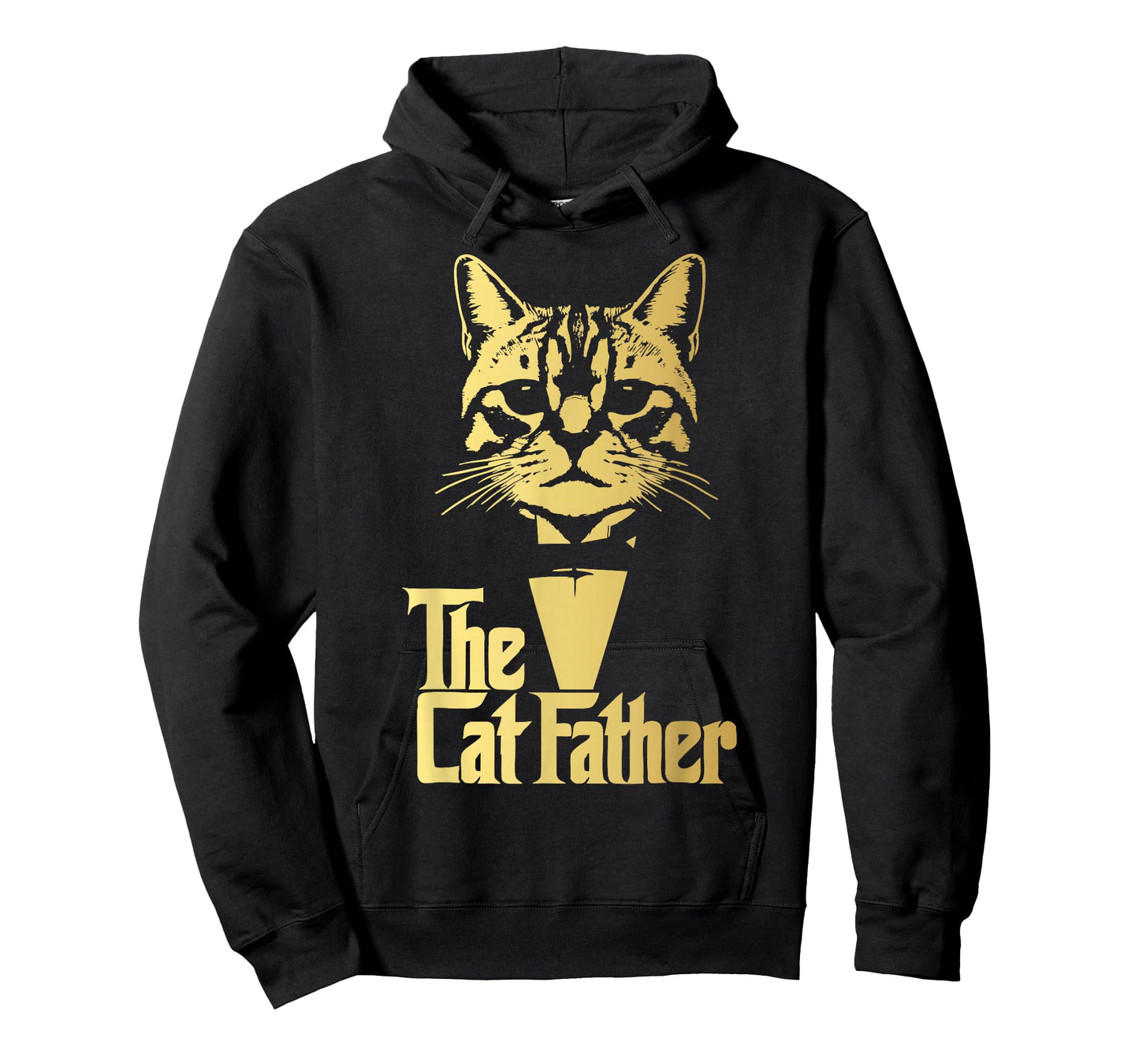 Cat Lover Funny The CatFather Mens Cat Dad Happy Fathers Day T-Shirt