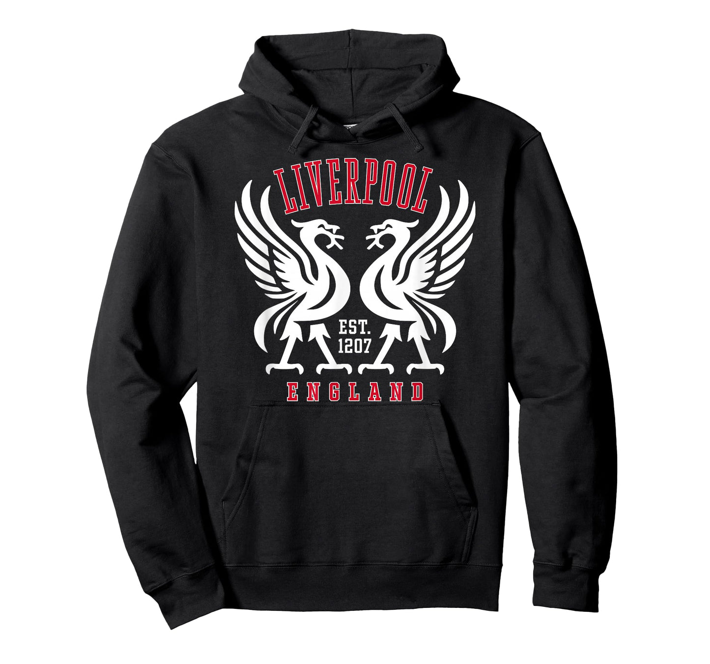 Liverpool England Est. 1207 Twin Liverbirds T-Shirt