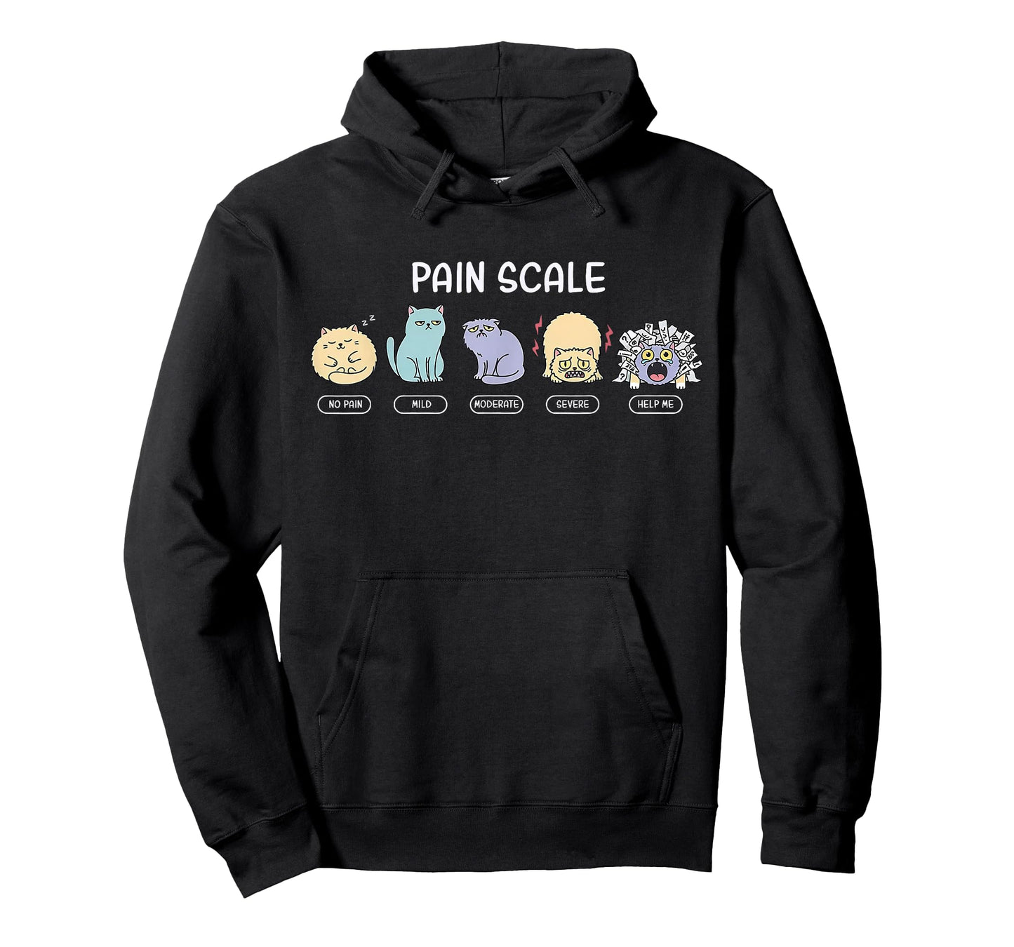 Pain Scale Cat Pain Assessment Trauma Nurse NICU Nursing T-Shirt