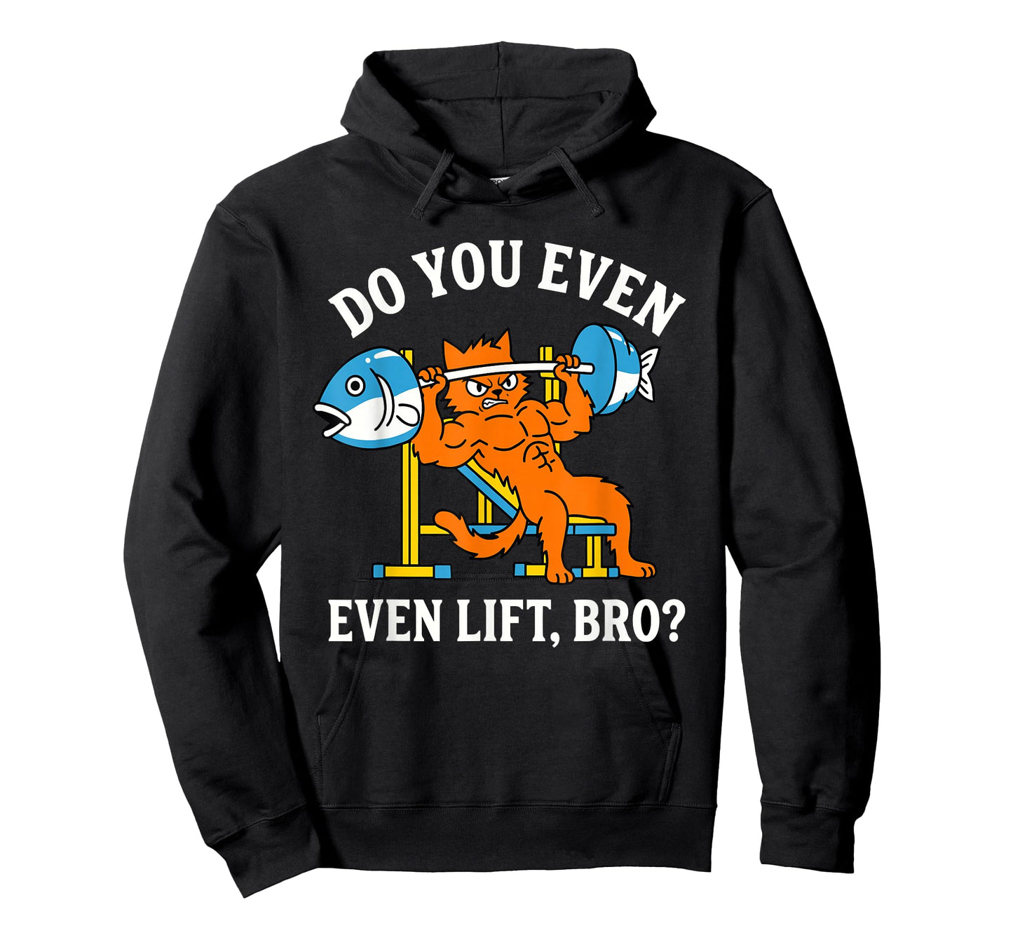Funny Cat Gym Workout Humor Do You Even Lift Bro T-Shirt
