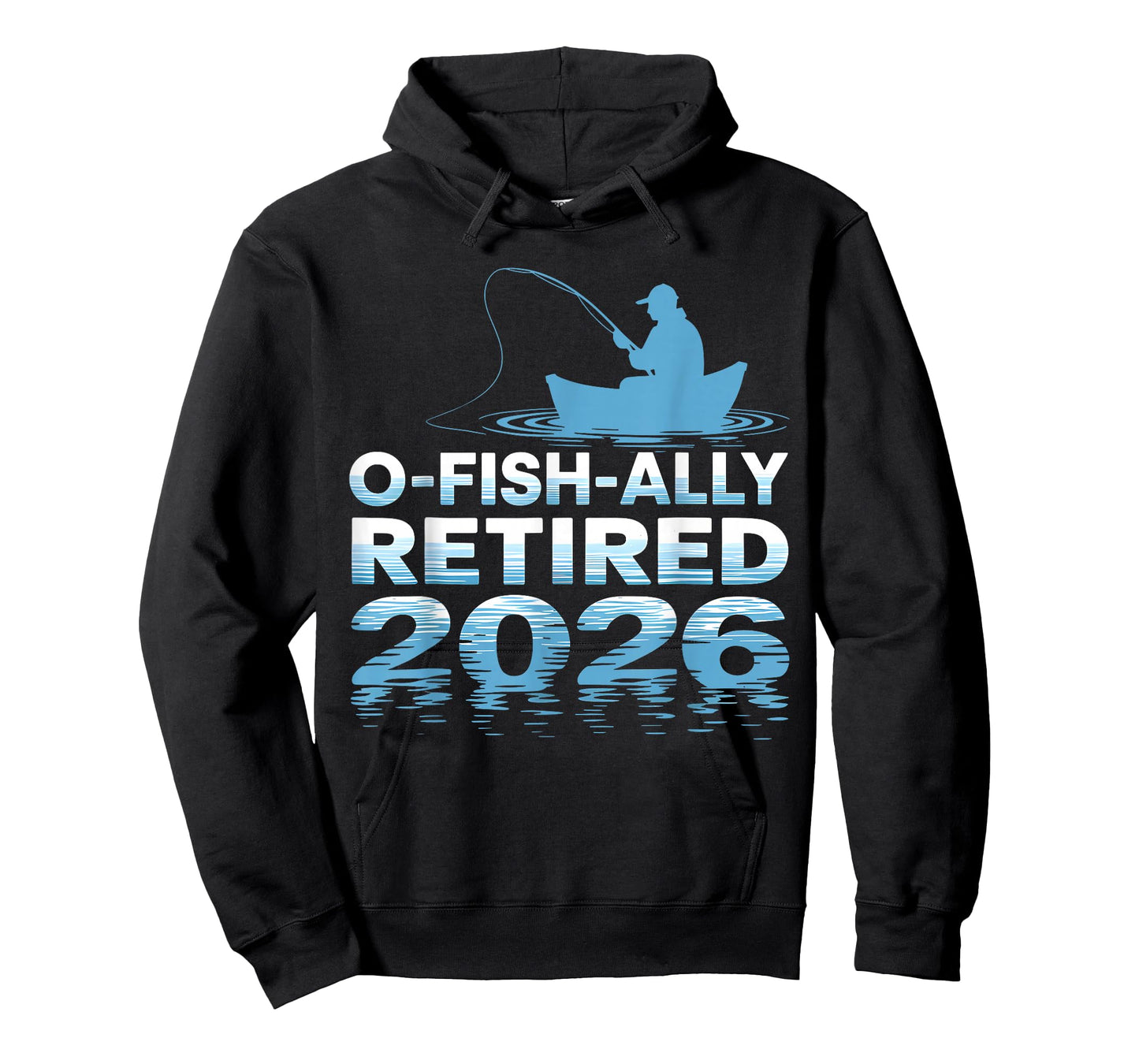 Retro O-Fish-Ally Retired 2026 Fisherman Fishing Retirement T-Shirt