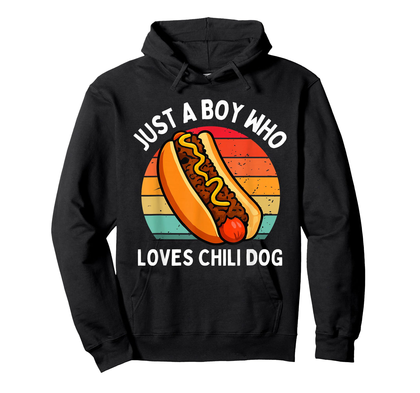 Just A Boy Who Loves Chili Dogs Funny Cheese Kids Toddler T-Shirt