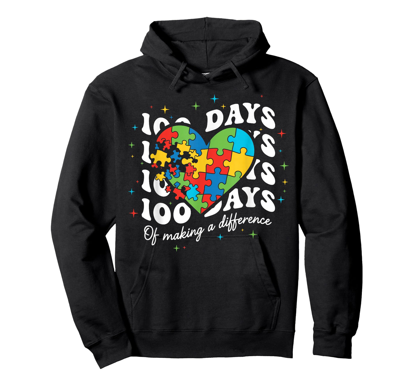 100th Days of School Autism Awareness SPED Teacher Students T-Shirt