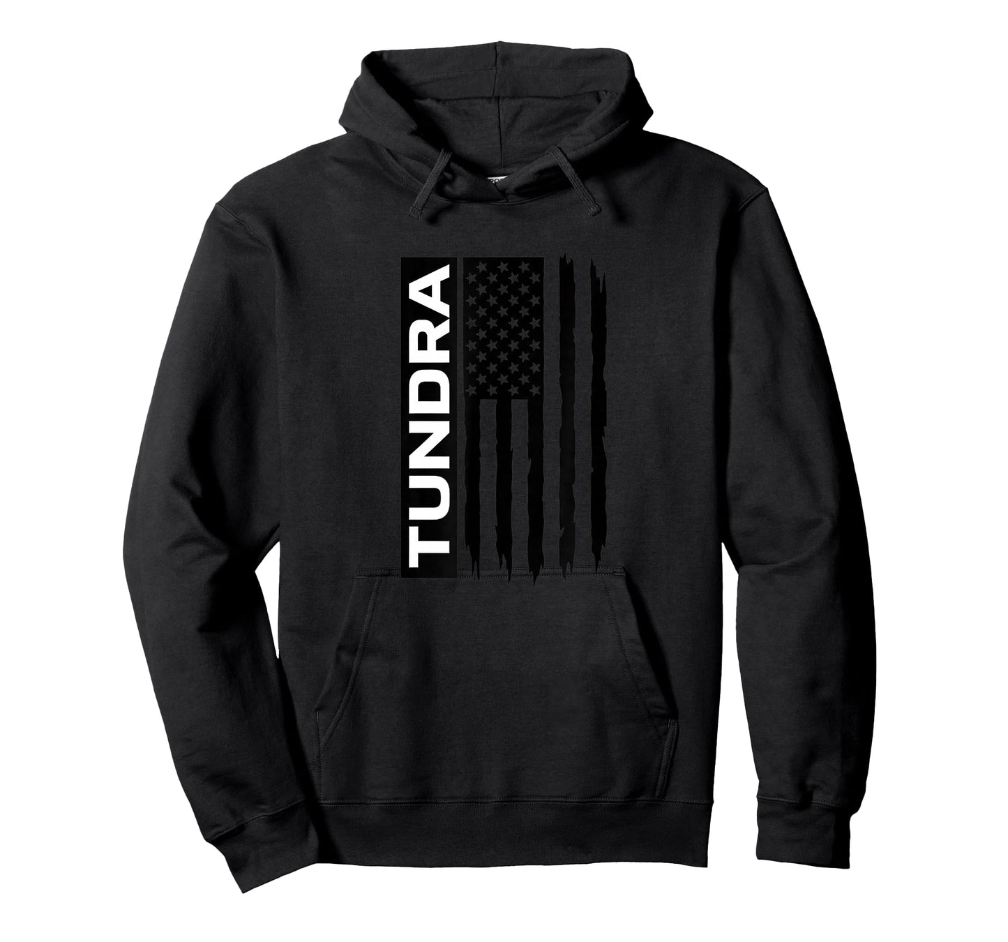 USA Tundra Vertical Flag - Rugged Stars & Stripes Patriotic T-Shirt