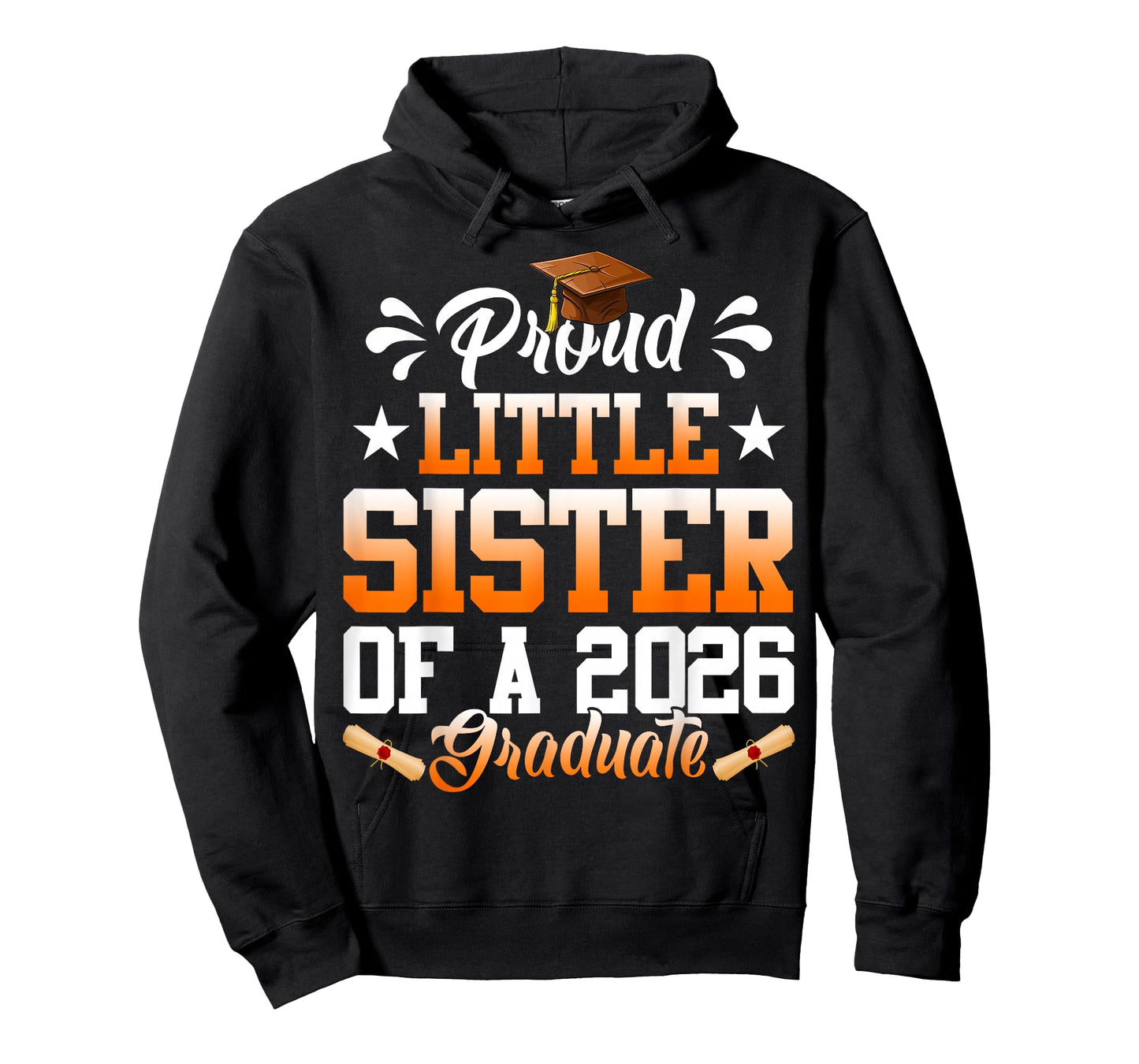 Proud Little Sister of a 2026 Graduate Senior Graduation T-Shirt
