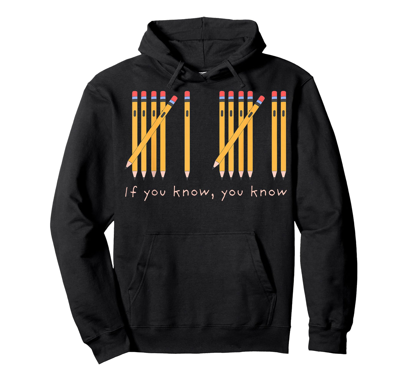 67 If You Know You Know Tally Marks Pencils Six Seven Meme T-Shirt