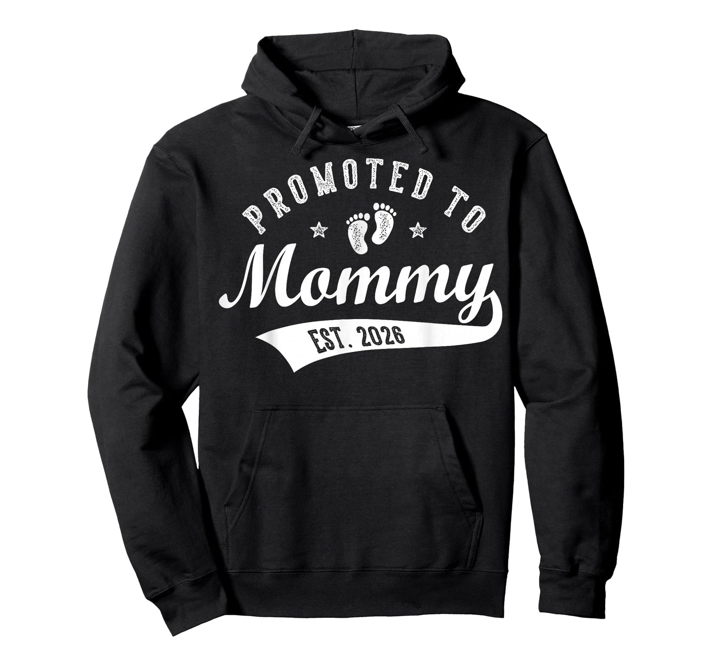 Promoted to Mommy Est. 2026 Baby Announcement Matching T-Shirt