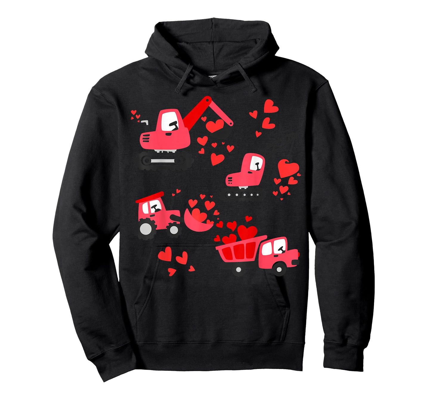 I Dig You Construction Trucks Valentine's Day Boys Toddler T-Shirt