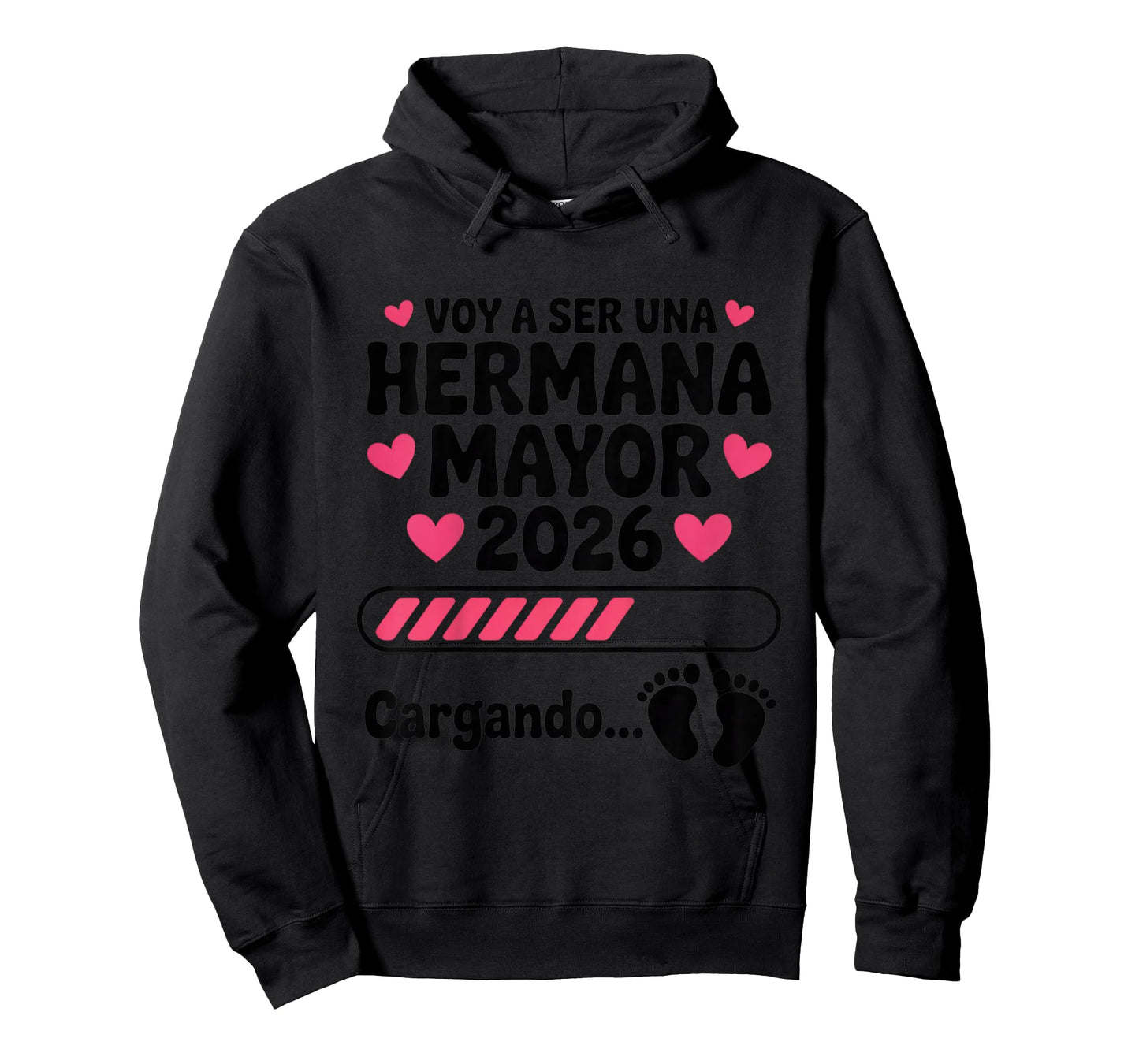 Kids Hermana Mayor 2026 Big Sister 2026 Spanish Groovy T-Shirt