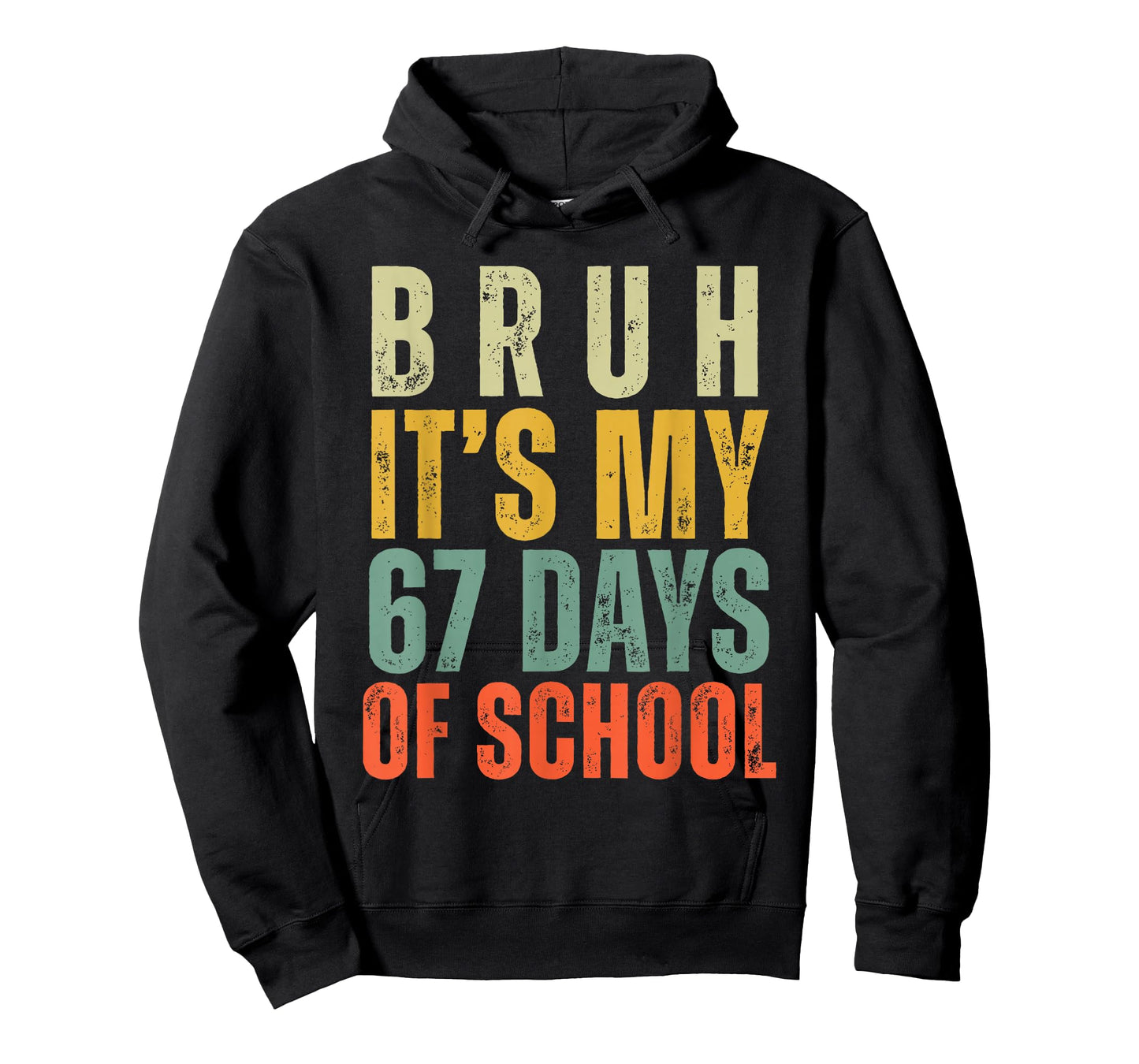 Bruh It's My 67 Days of School Dabbing Boy Funny Six Seven T-Shirt