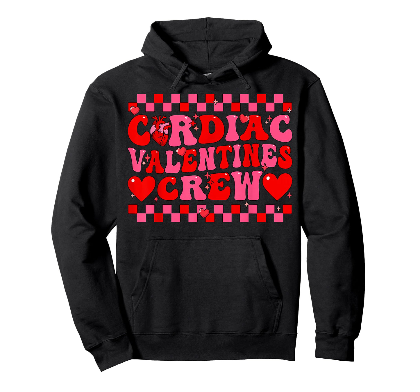 Cardiac Valentines Crew EKG Heart Nurse Squad T-Shirt