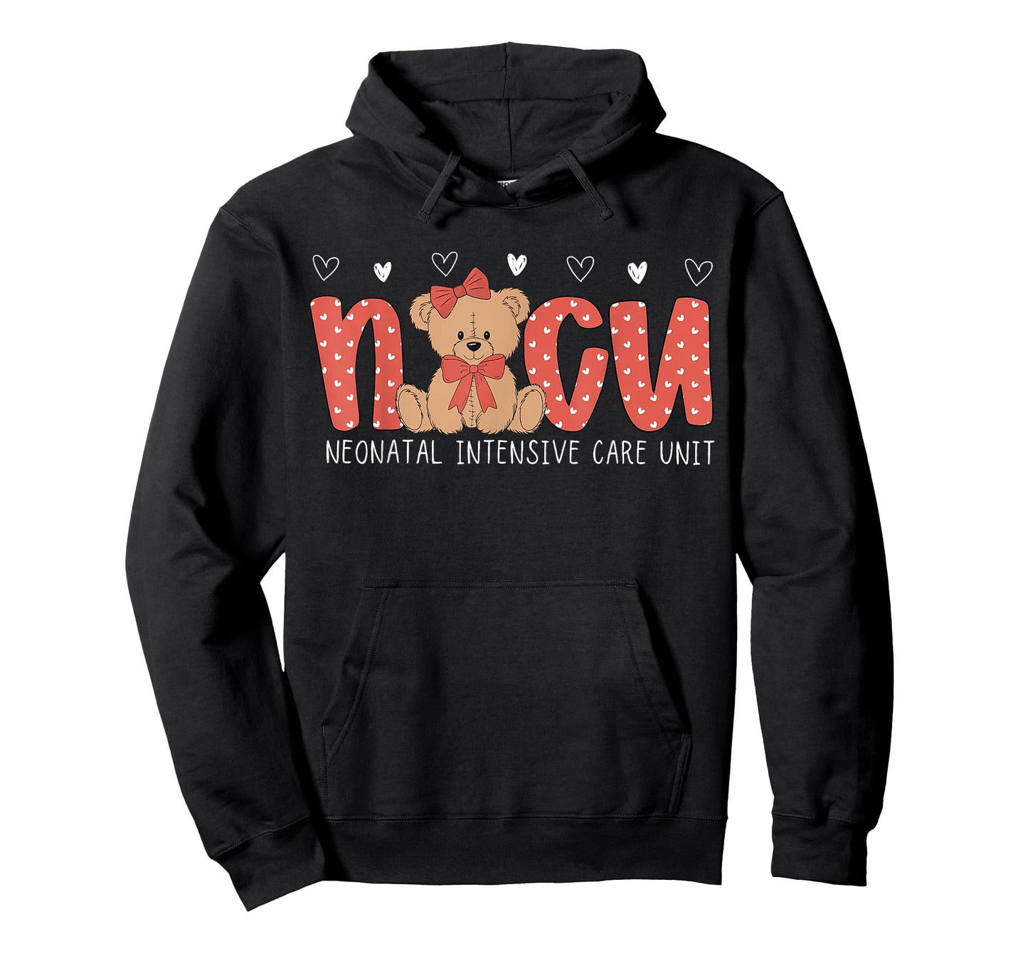 NICU Valentine Nurse Cute Bear Neonatal Intensive Care Unit T-Shirt