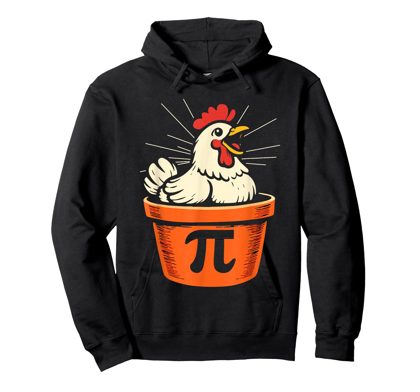 Funny Chicken Pot Pi Day Pie Math Lover 3.14 Men Women Kids T-Shirt