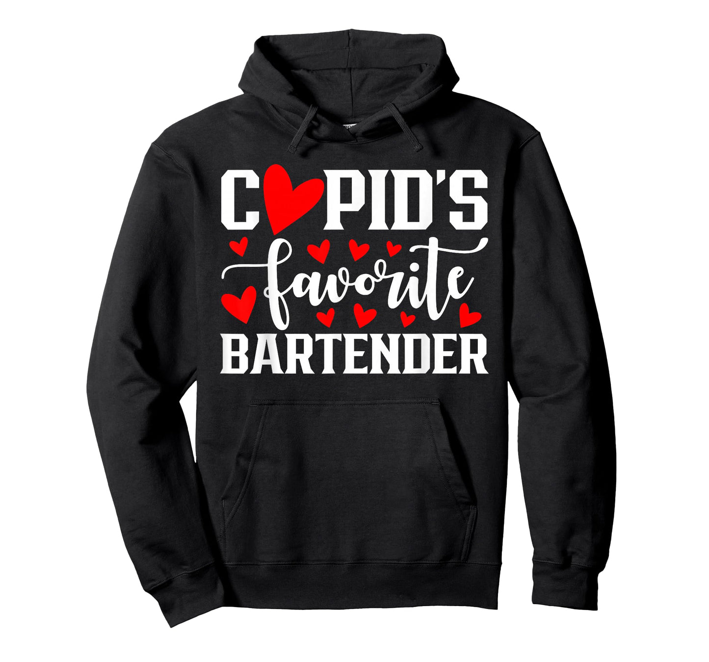 Cupid's Favorite Bartender Cute Heart Valentine's Day T-Shirt