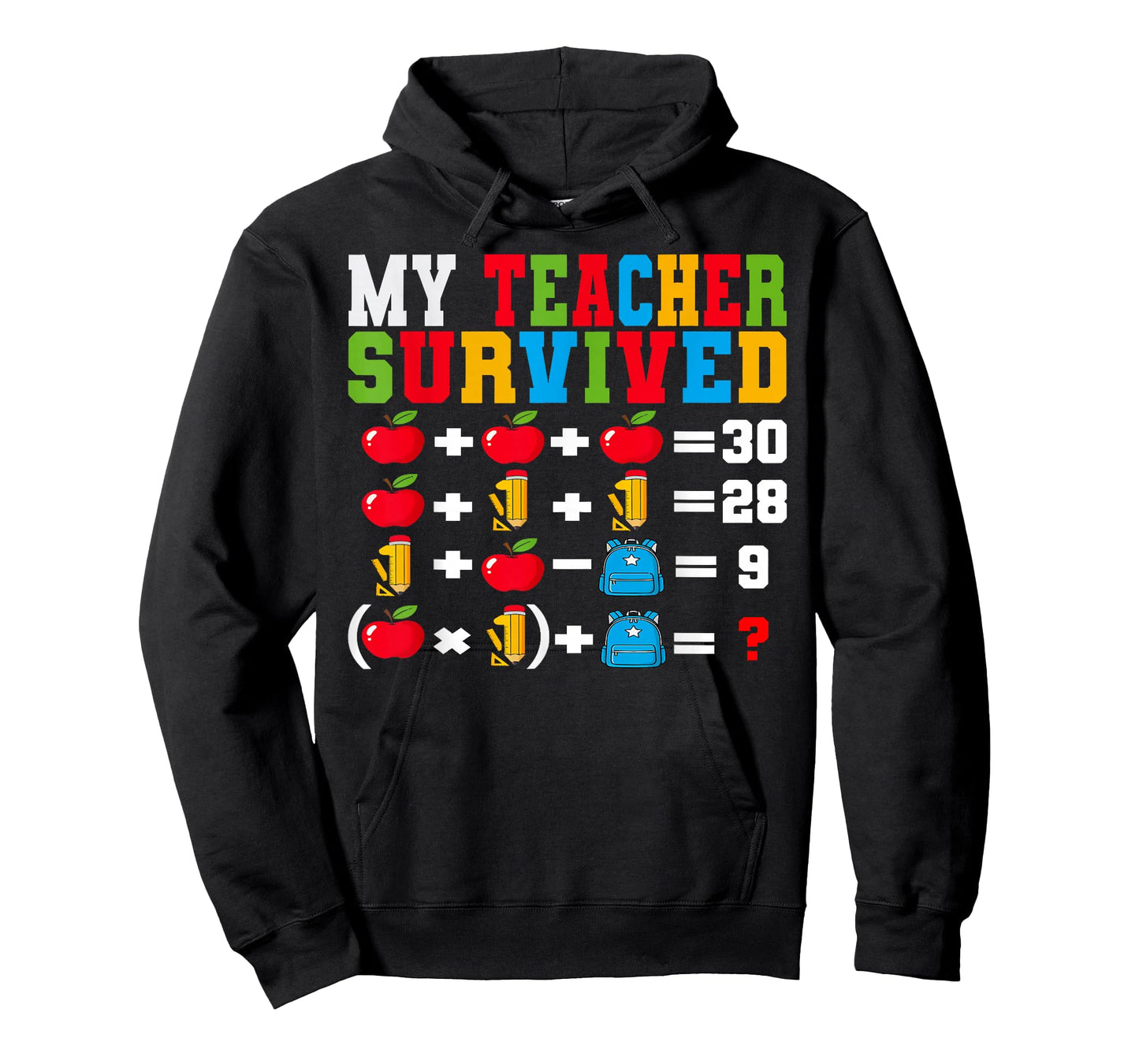 My Teacher Survived 100 Days of Me 100th Day Girls Boys Kids T-Shirt