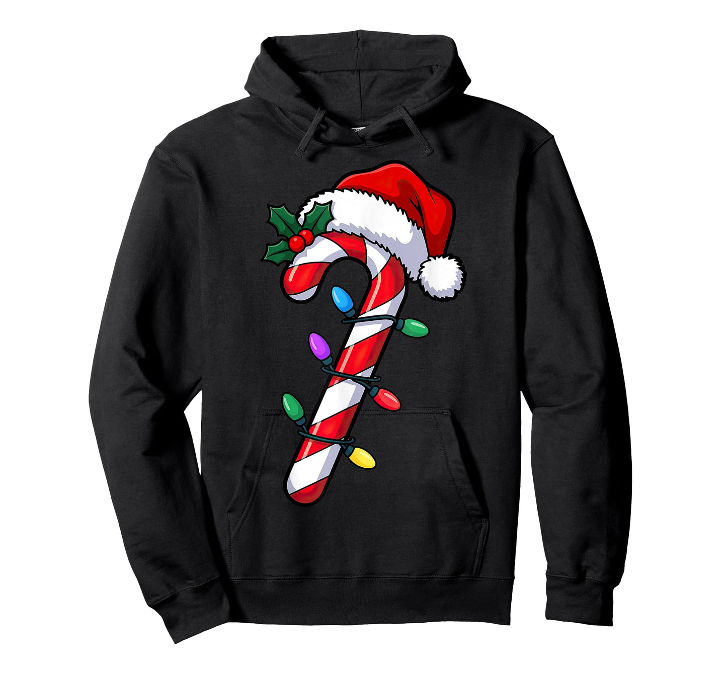 Christmas Candy Cane Santa Xmas T-Shirt