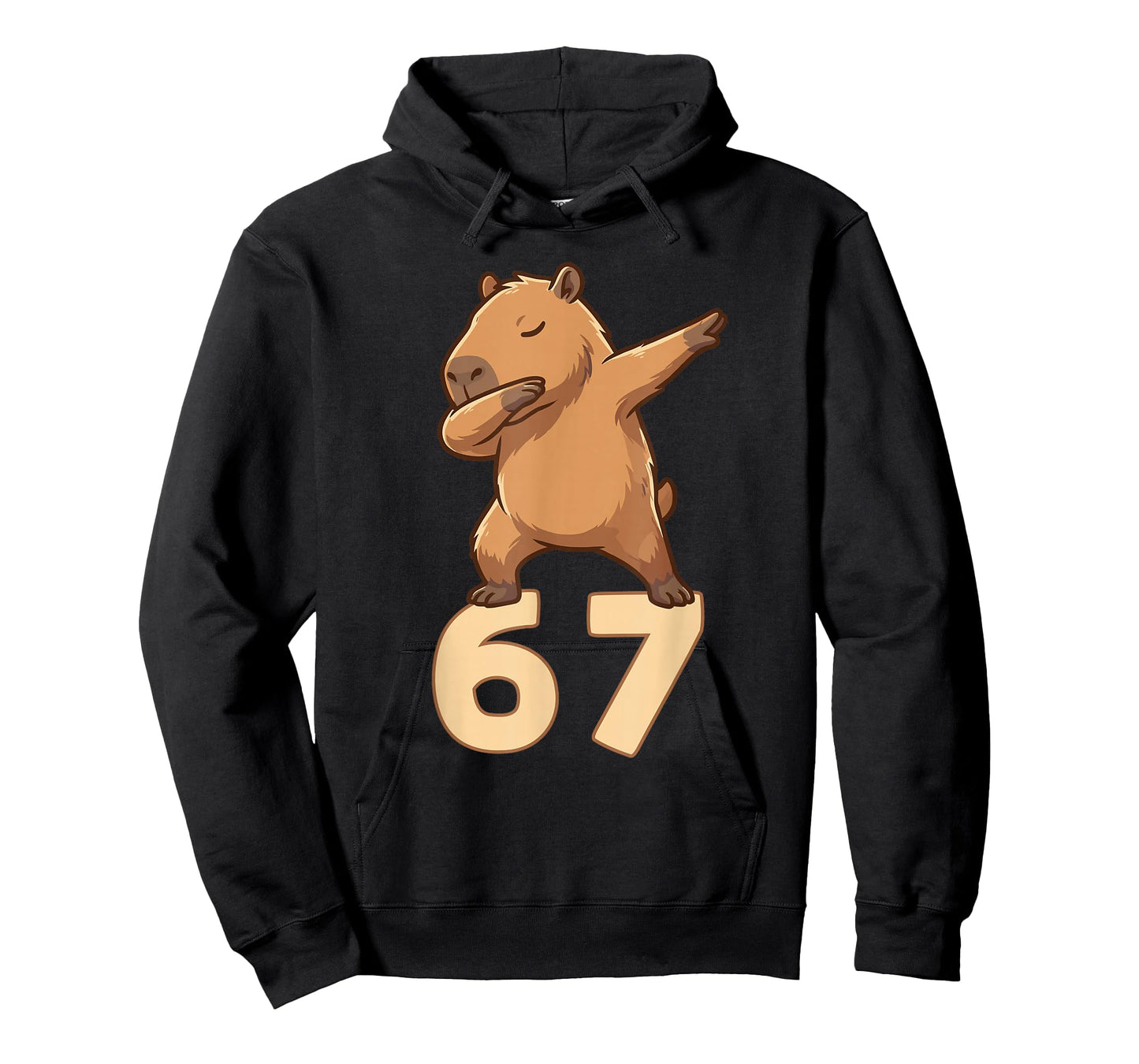 Six Seven 67 Meme Capybara Funny 67 Capybara for Kids Boys T-Shirt