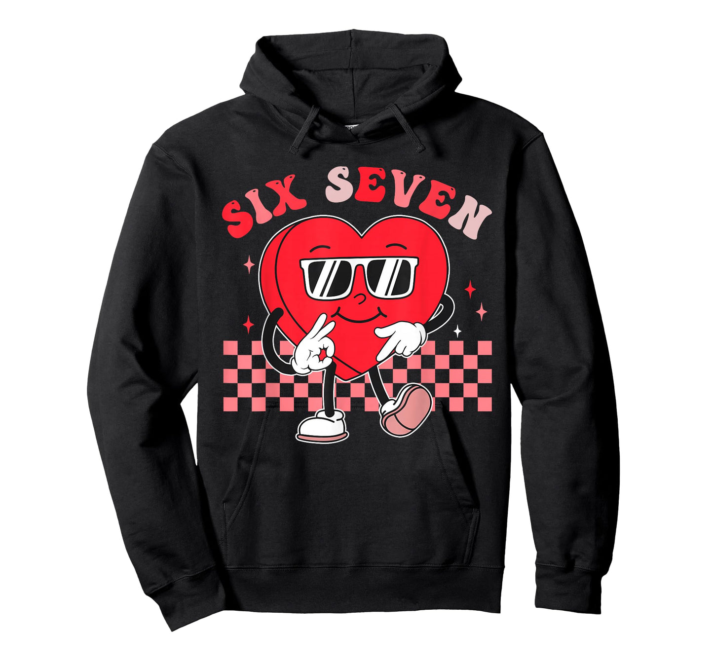 Six Seven 67 Meme Cool Valentine’s for Teens Boys Girls Kids T-Shirt