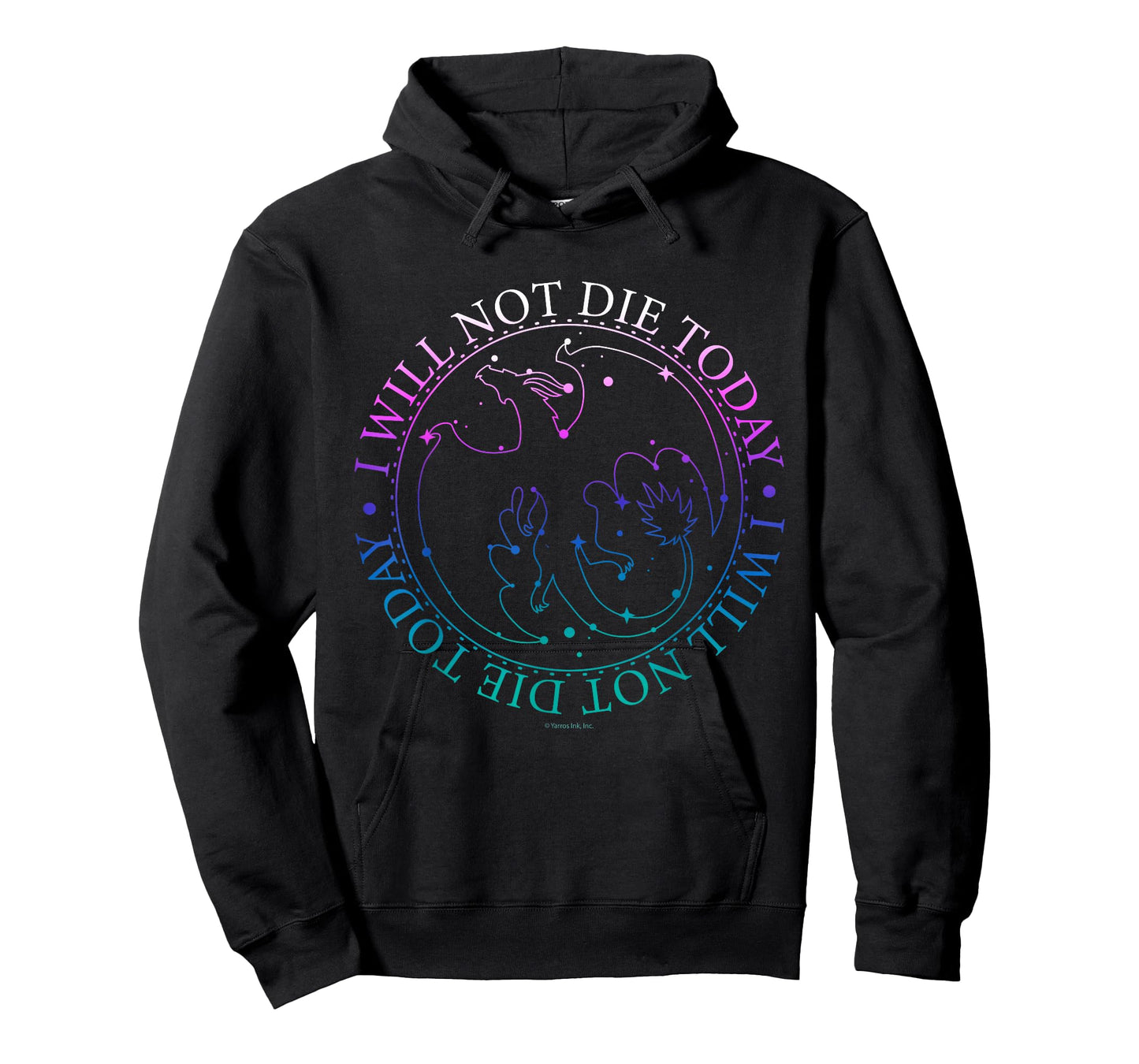Fourth Wing I Will Not Die Today Star Gradient T-Shirt