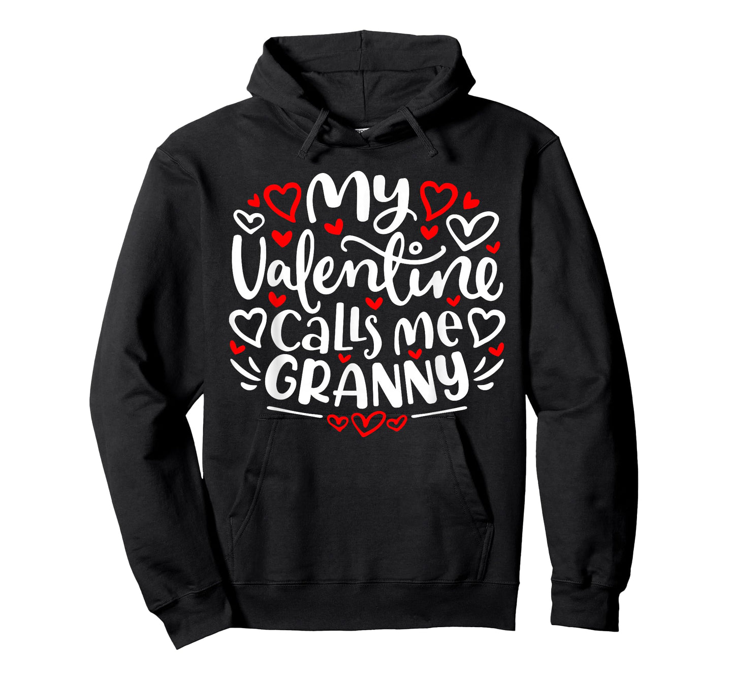 My Valentine Calls Me Granny Cute Heart Valentine's Day T-Shirt