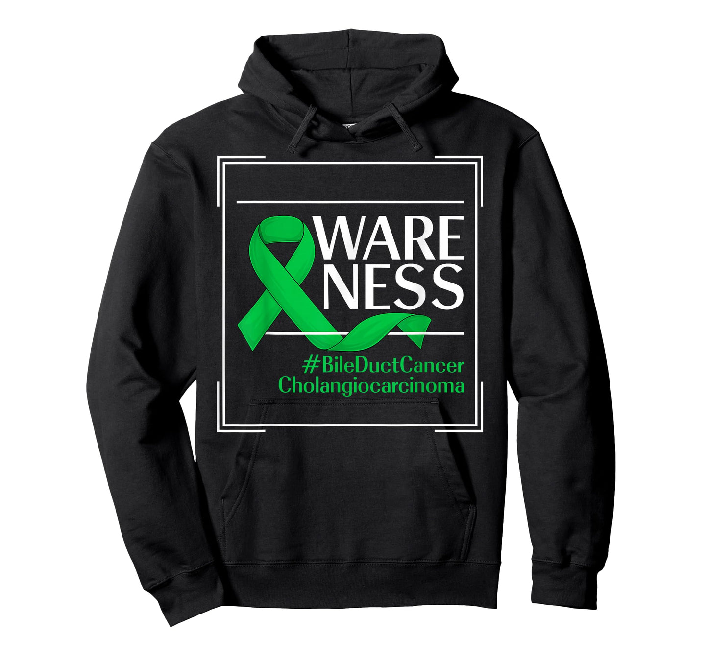 Bile Duct Cancer Awareness Month Warriors Kelly Green Ribbon T-Shirt