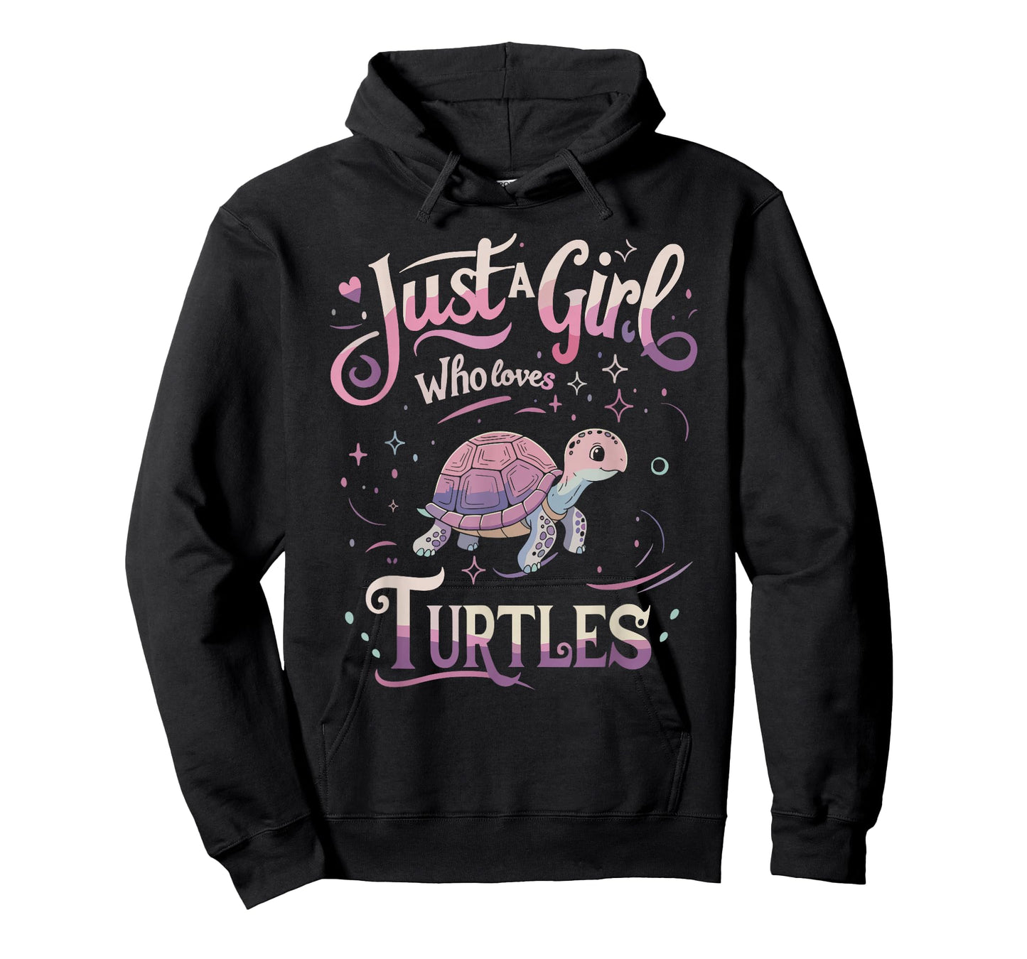 Turtle Cute Girl Men Women T-Shirts T-Shirt