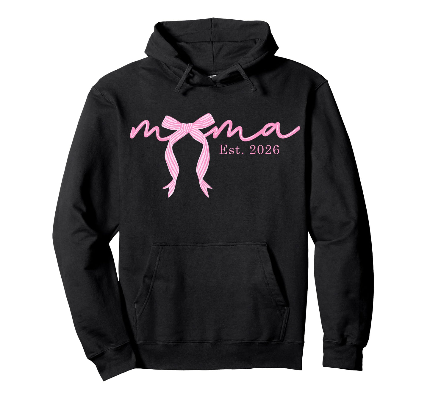 Mama Est 2026 Coquette Bow First Time Mother's Day Mom to Be T-Shirt