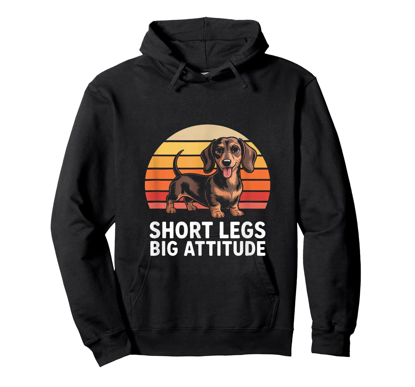 Short Legs Big Attitude Funny Dachshund Lover T-Shirt