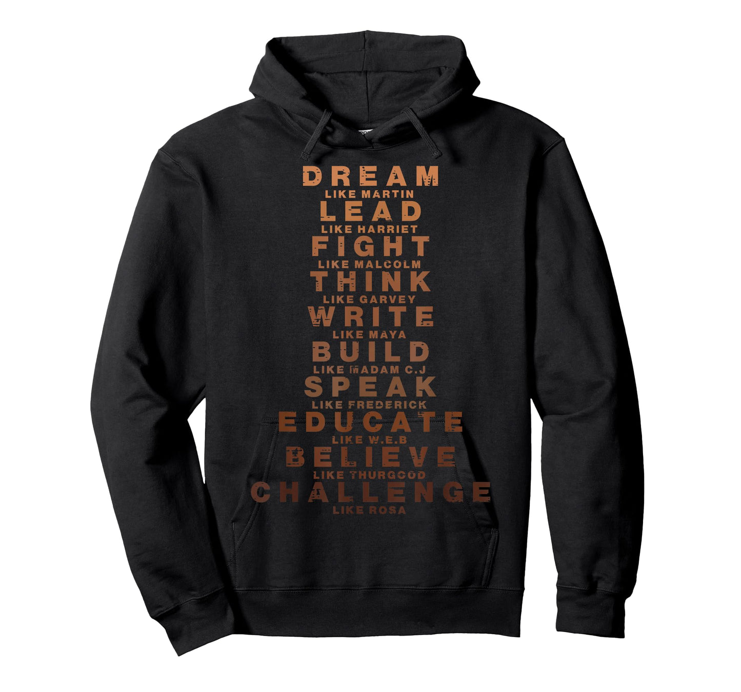 Black History Dream Like Martin Lead Harriet Men Women Kids T-Shirt