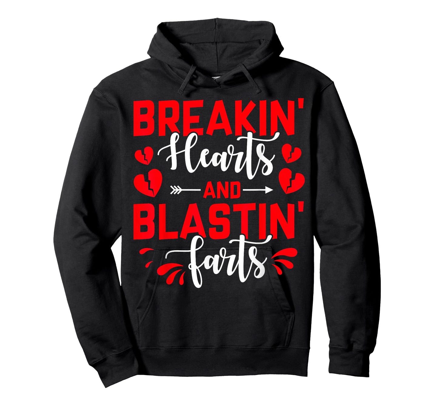 Breaking Hearts and Heart Love Blasting Farts Valentines Day T-Shirt