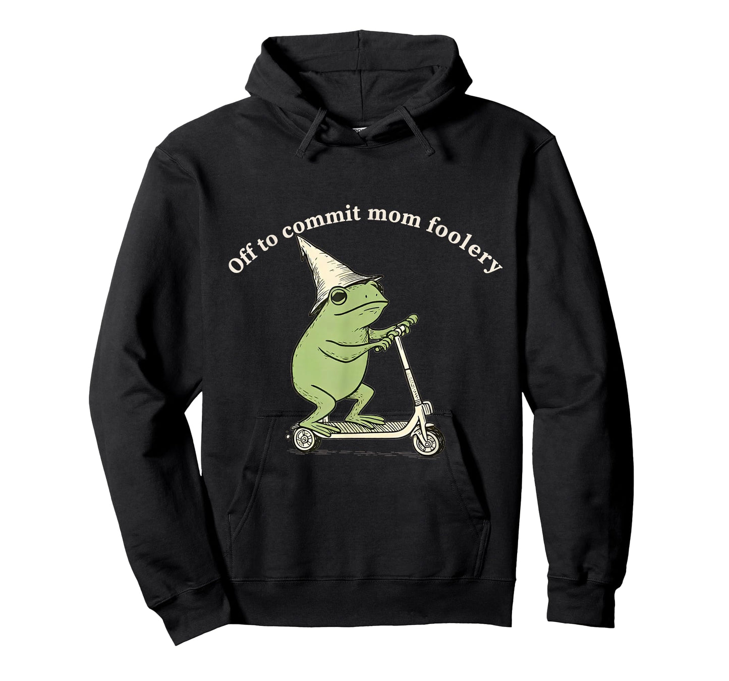 Off to Commit Mom Foolery Funny Frog Meme T-Shirt
