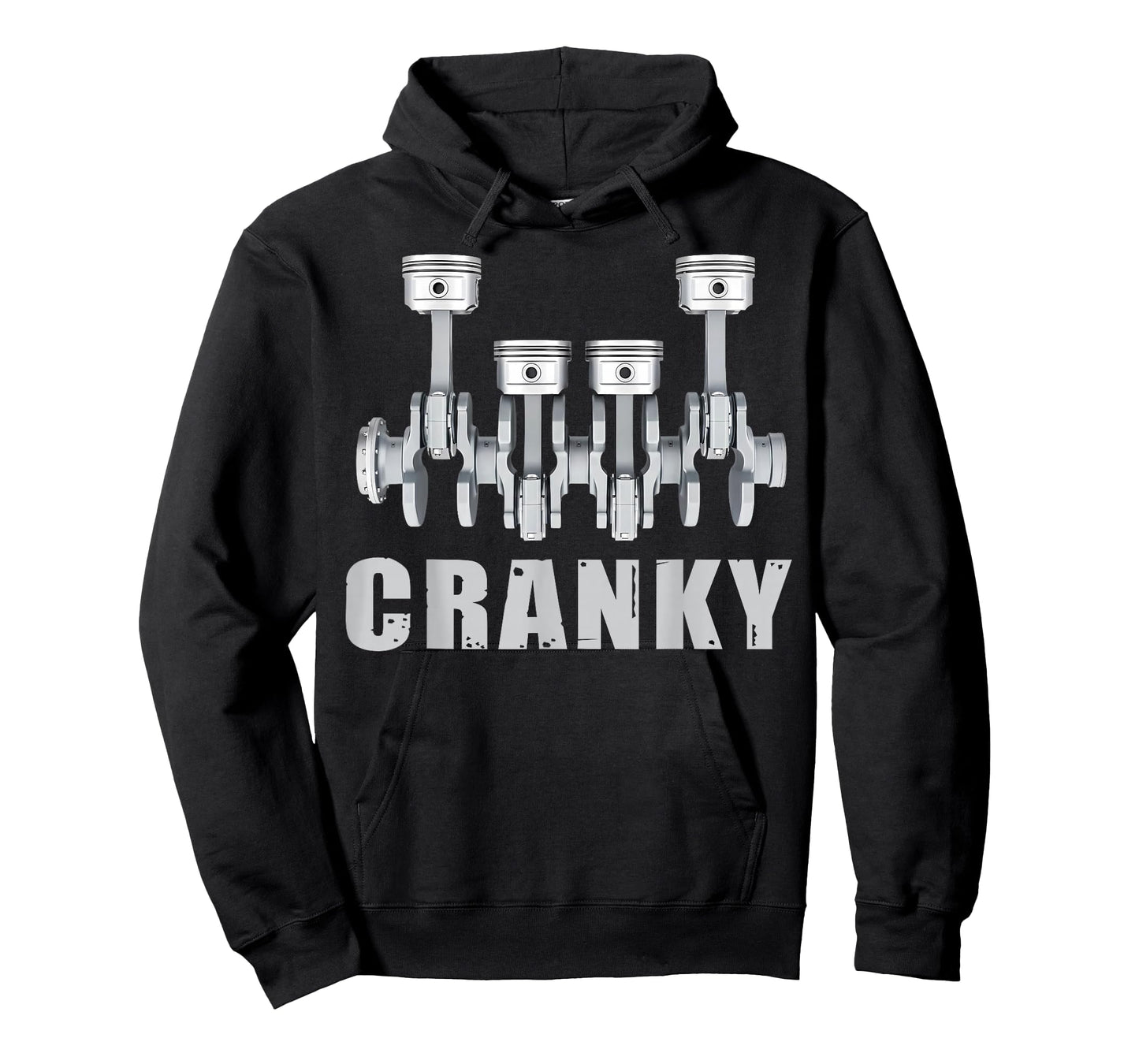 Cranky Car Engine Crankshaft Cars Lover Mechanics Father Day T-Shirt