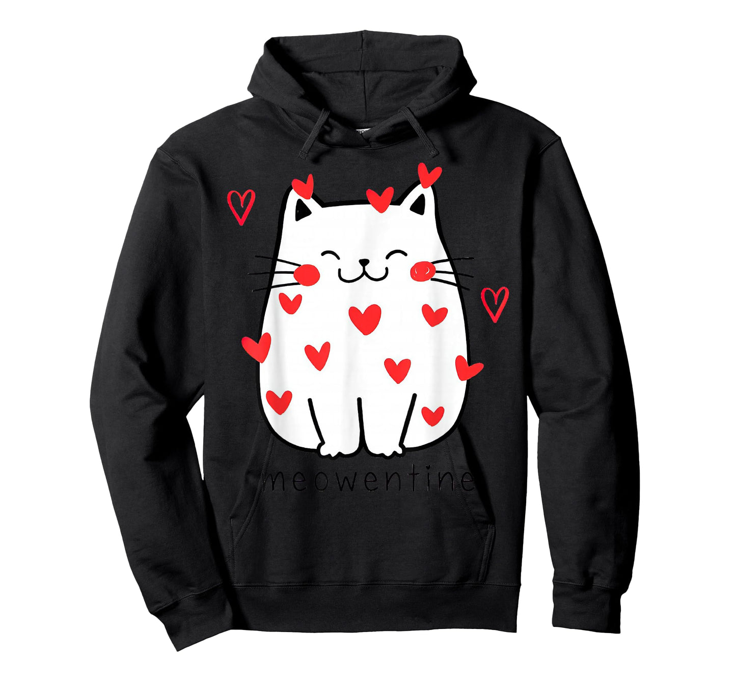 Meowentine Cute Cat Valentines Day Men Women Cat Dad Cat mom T-Shirt
